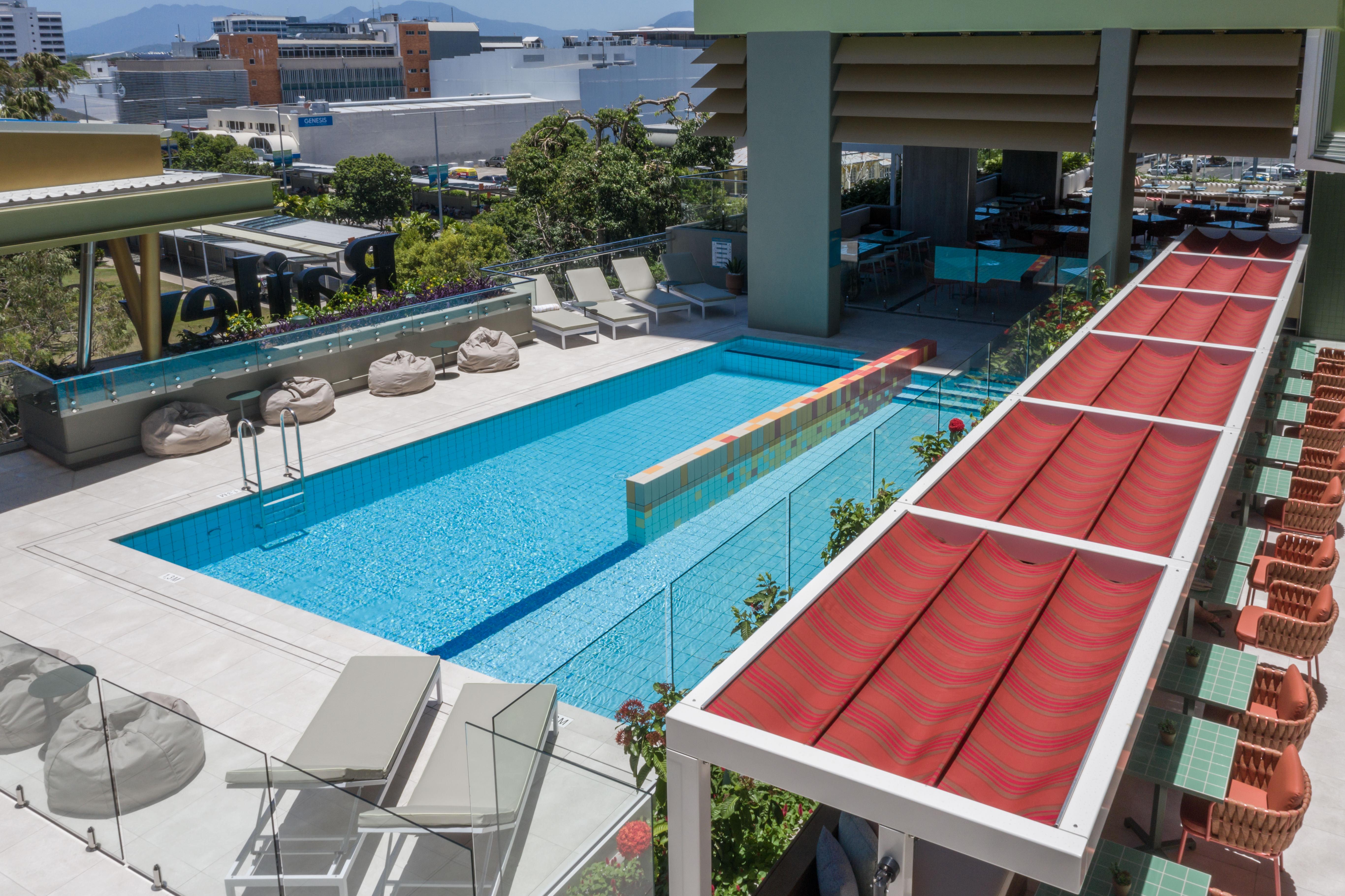 Crystalbrook Bailey Hotel Cairns Exterior photo The pool at the hotel