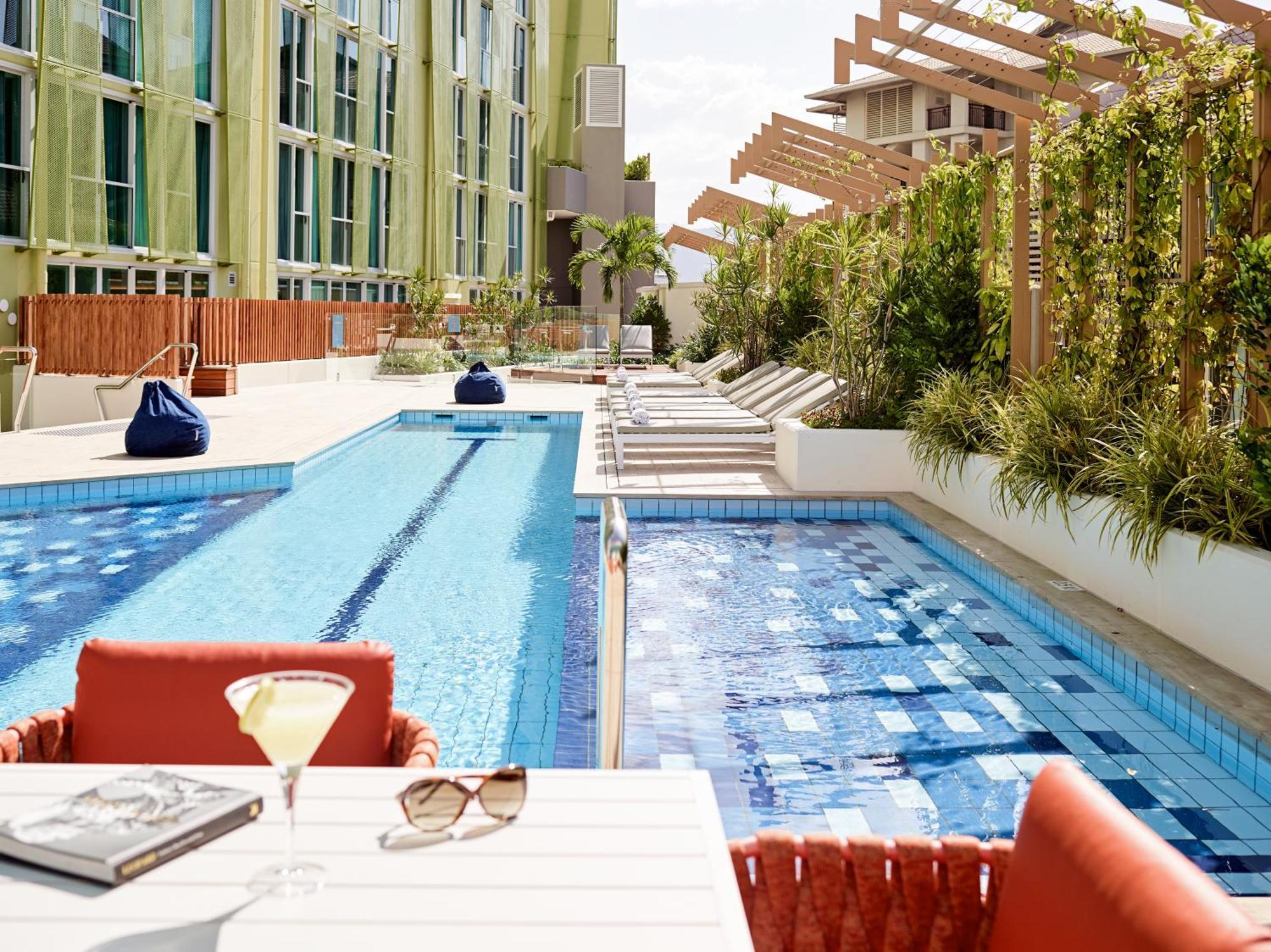 Crystalbrook Bailey Hotel Cairns Exterior photo The pool at the hotel